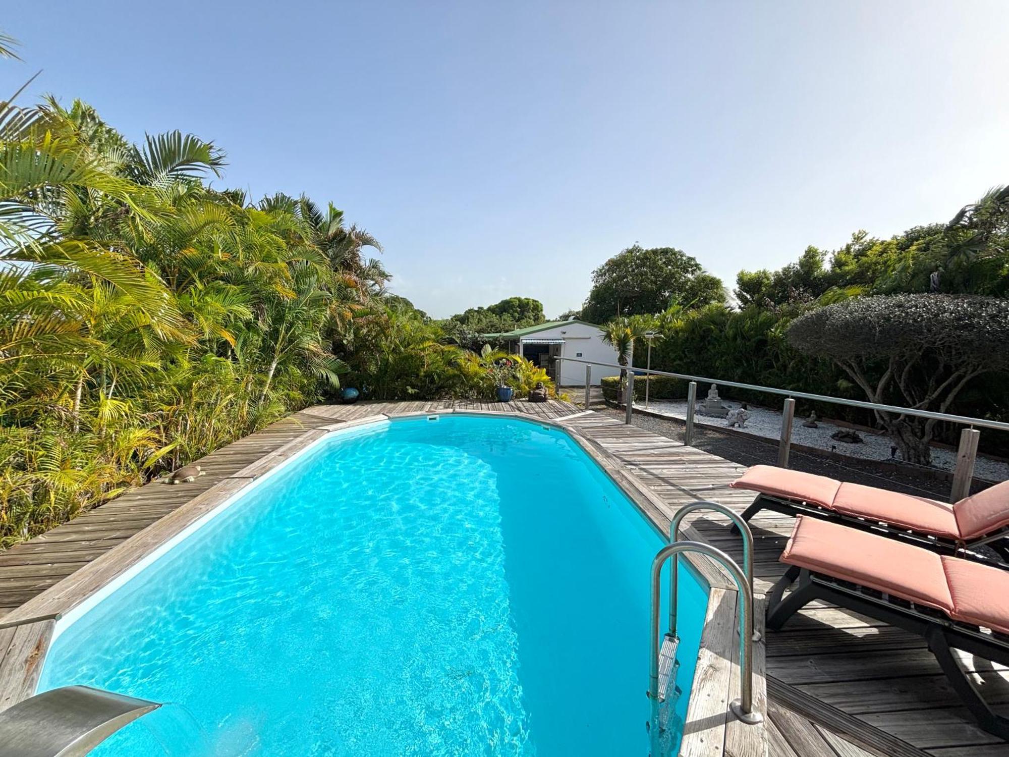 Вилла Gite Mabouya - Hamak, Piscine, Jardin Anse-Bertrand Экстерьер фото