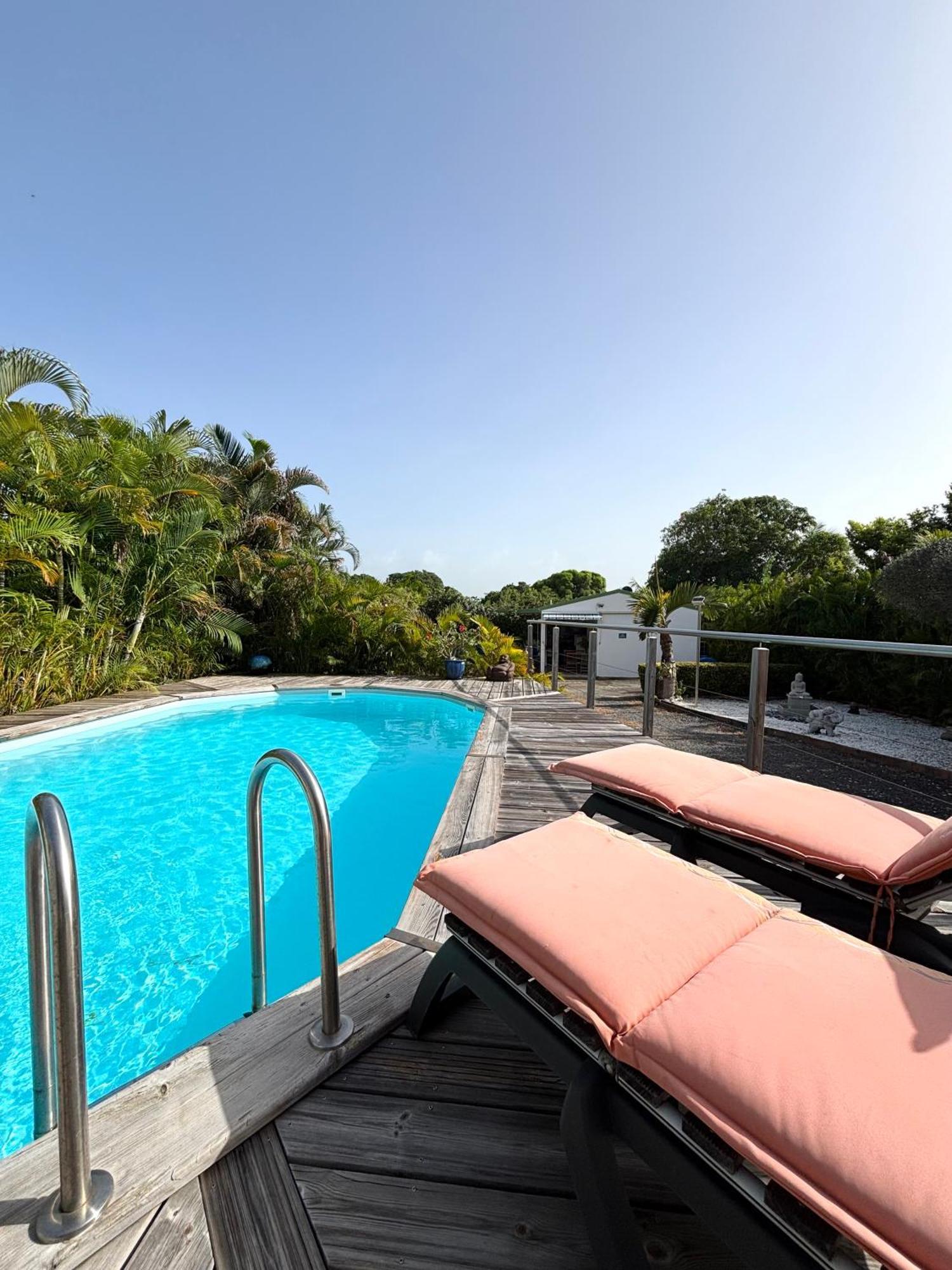 Вилла Gite Mabouya - Hamak, Piscine, Jardin Anse-Bertrand Экстерьер фото